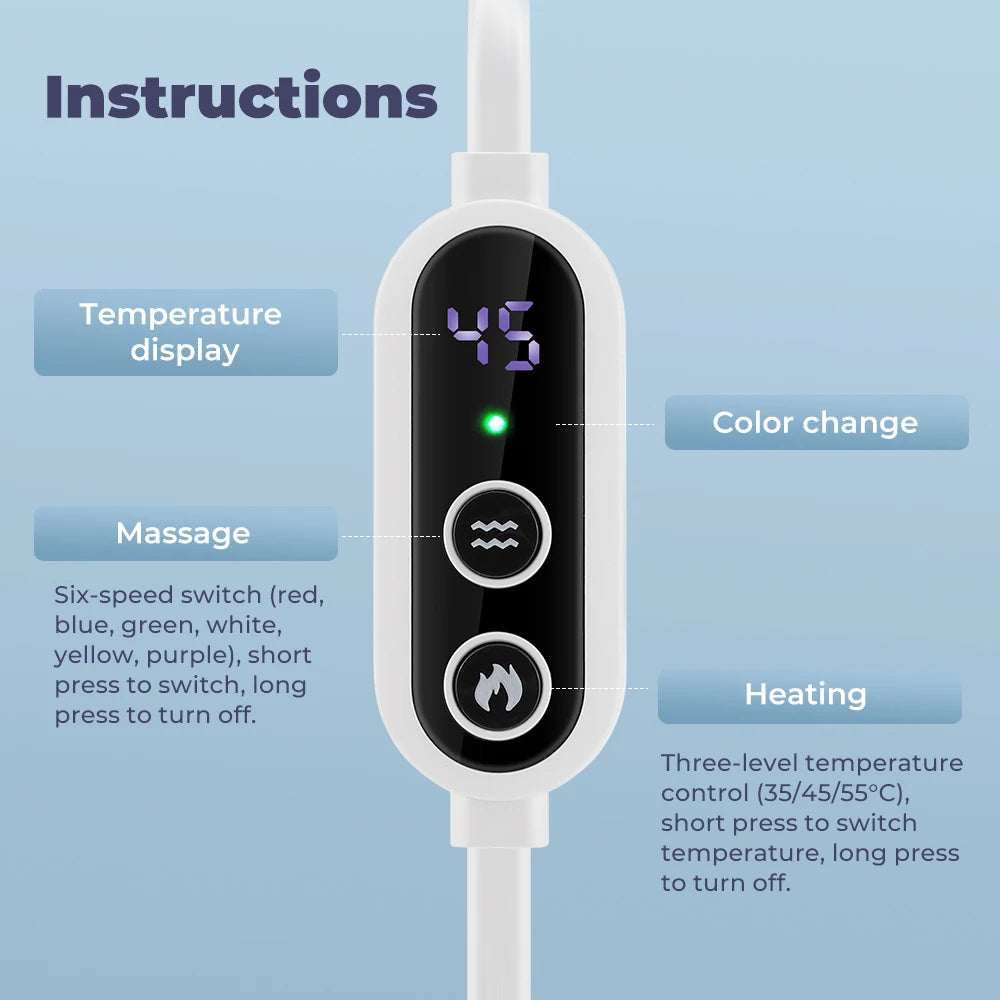 Hot Compress Massage Eye Mask Electric Heated Eye Massager for Relieve Eye Strain Dark Circles Sleeping Mask Eyeshades