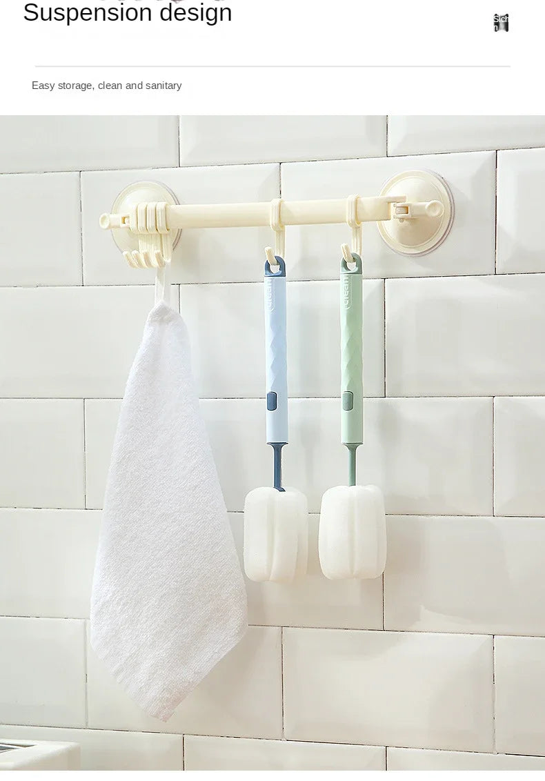 Removable Sponge Baby Cup Bottle Brush Kitchen Cleaning Tool Bottle Cleaning Cleaning Brush  ершик для бутылок