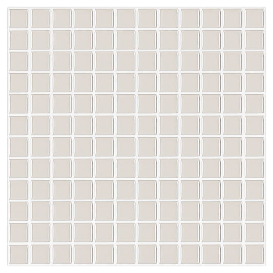 Vividtiles 10*10 Inc Light Grey Square Wall Tile Stickers Mosaic Vinyl 3d Effext Tiles DIY for Kitchen Bathroom Backsplash