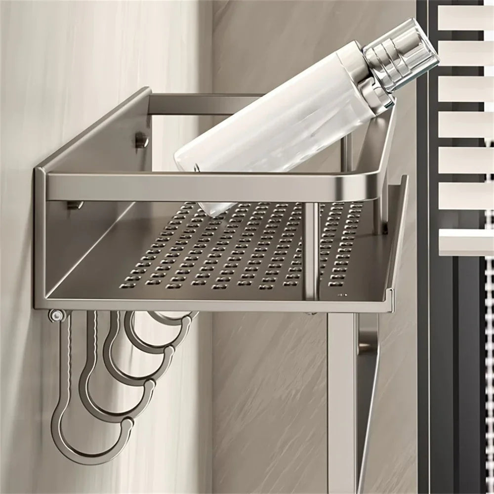 Bathroom Kitchen Multi-functional Storage Shelf Wall-mounted Storage Shelf for Indoor Wall Storage
