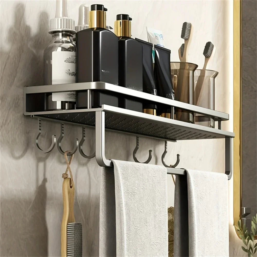 Bathroom Kitchen Multi-functional Storage Shelf Wall-mounted Storage Shelf for Indoor Wall Storage