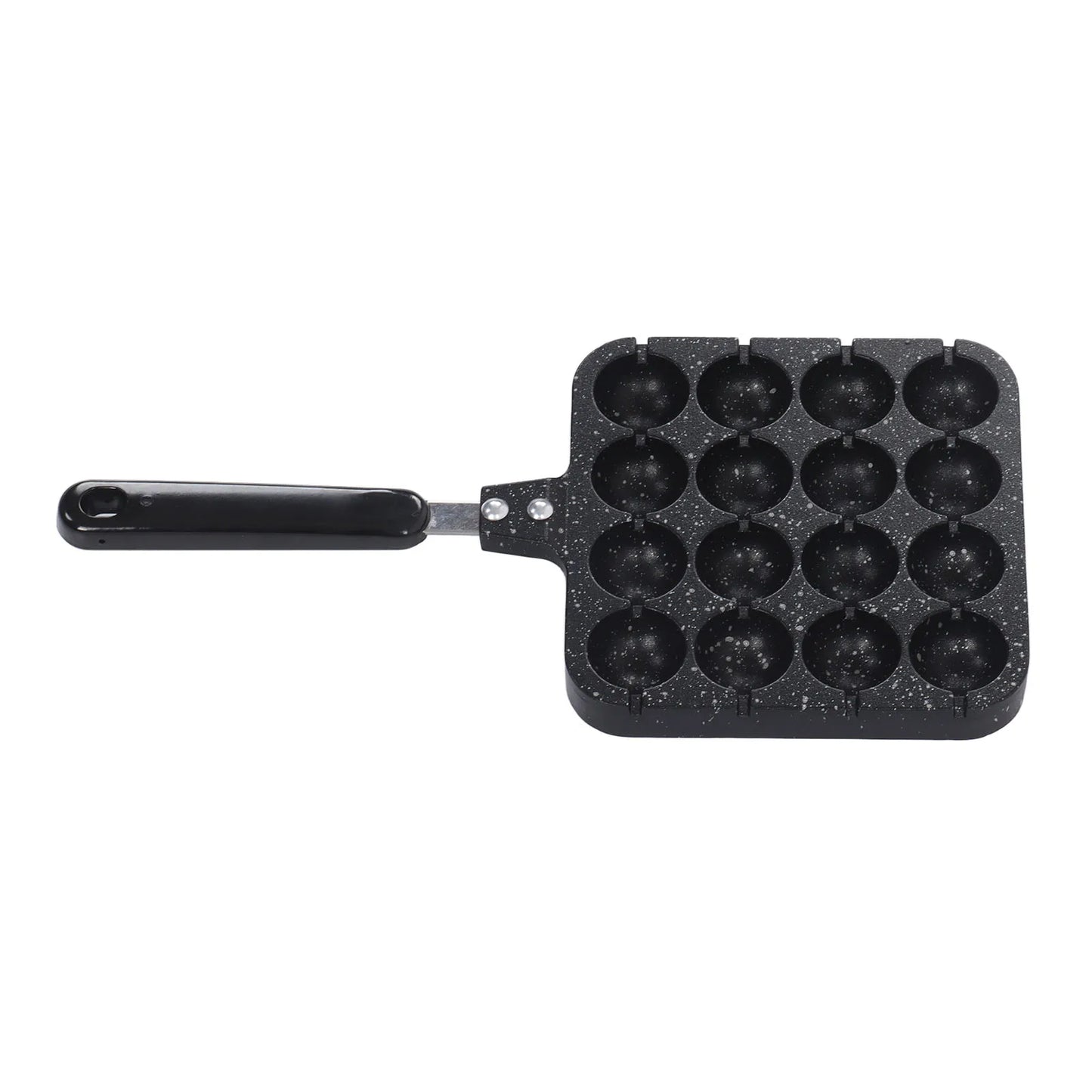 Octopus Meatballs Pan 16 Holes Octopus Meatballs Pan Aluminum Alloy Takoyaki Baking Mold Tray for Home Kitchen
