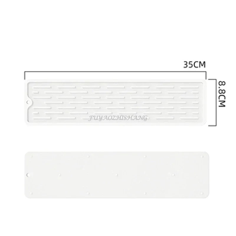 Kitchen Silicone Faucet Mat Drip Protection Pads Faucet Water Catcher Mat Sink Drain Pad Waterproof Non-slip Bathroom Gadget