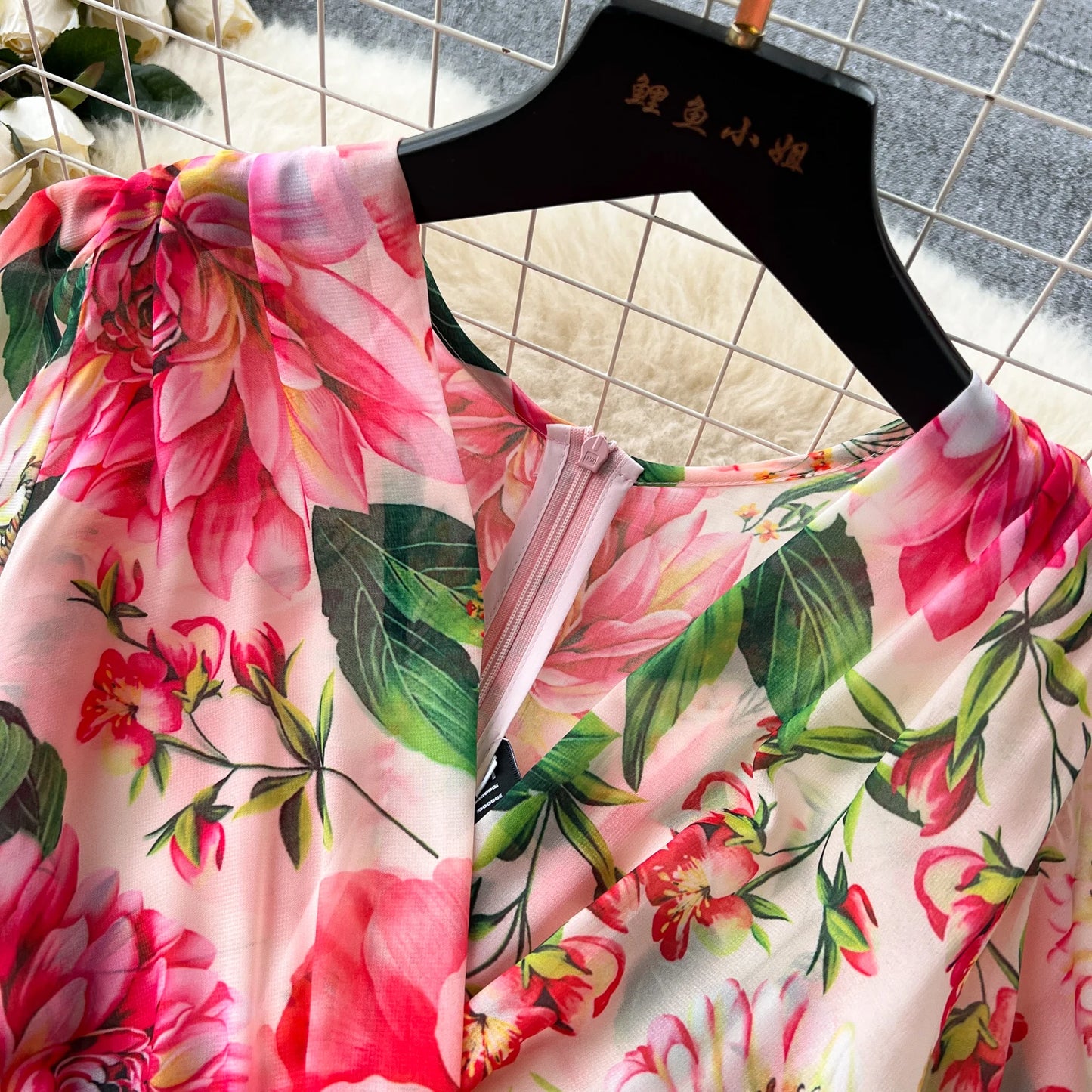 Sexy Print chiffon Short Sleeve V-neck Mini Dress Chic Evening Party Club Summer Vestidos Women Hip Wrap dresses