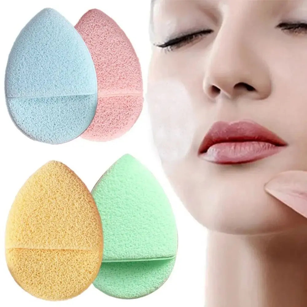 Natural Exfoliating Face Wash Cleansing Puff Flutter Sponge Deep Remover To Black Headband Cosmetic Sponges Facial Clean Tool