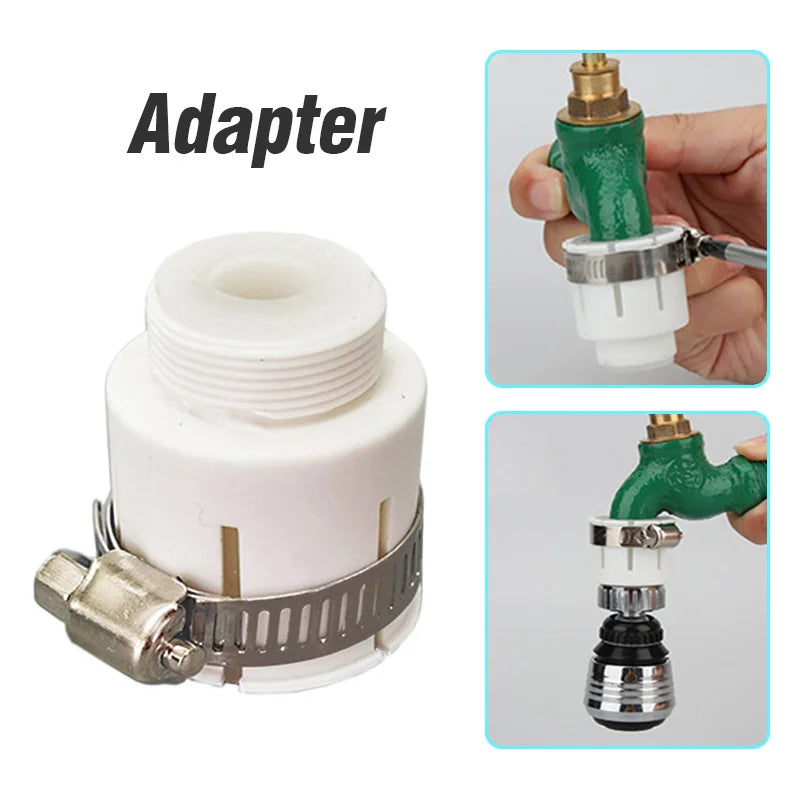 Faucet Extender 360 Degree Rotary Kitchen Sink Faucet Bubbler Water-Saving Device Adapter Soft Water Nozzle Bathroom Accessories