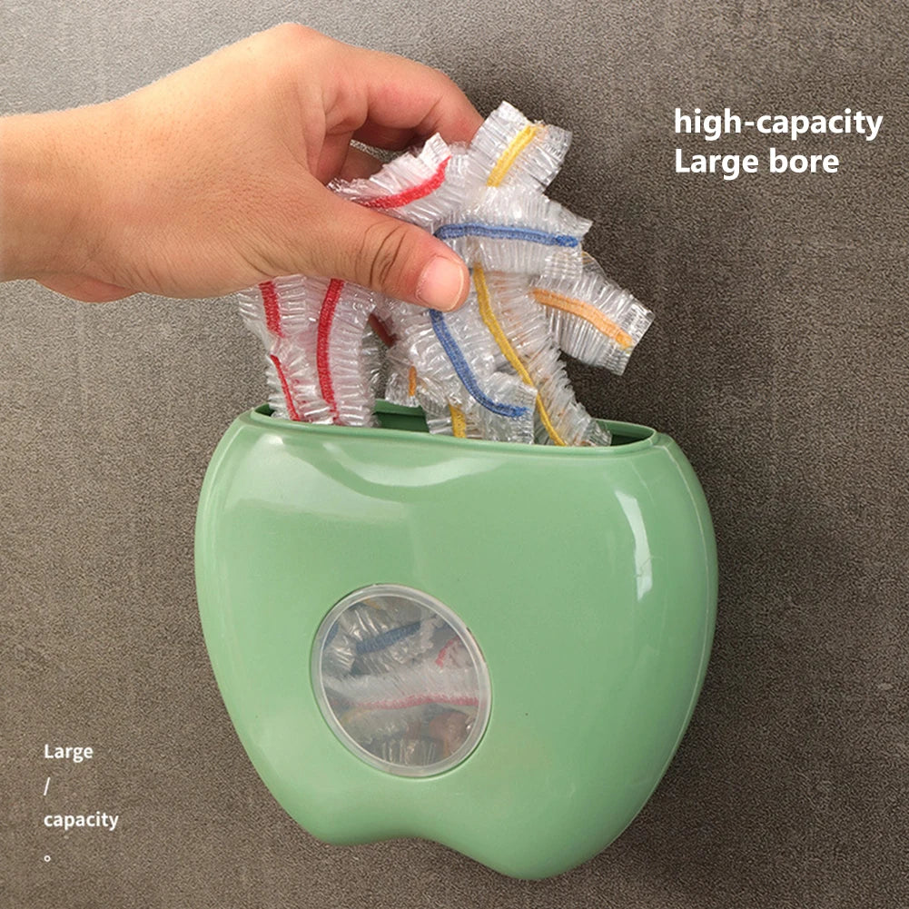 Wall Mounted Fresh Keeping Bag Storage Box Kitchen Disposable Food Cover Storage Container Fresh Cover Dispenser Box