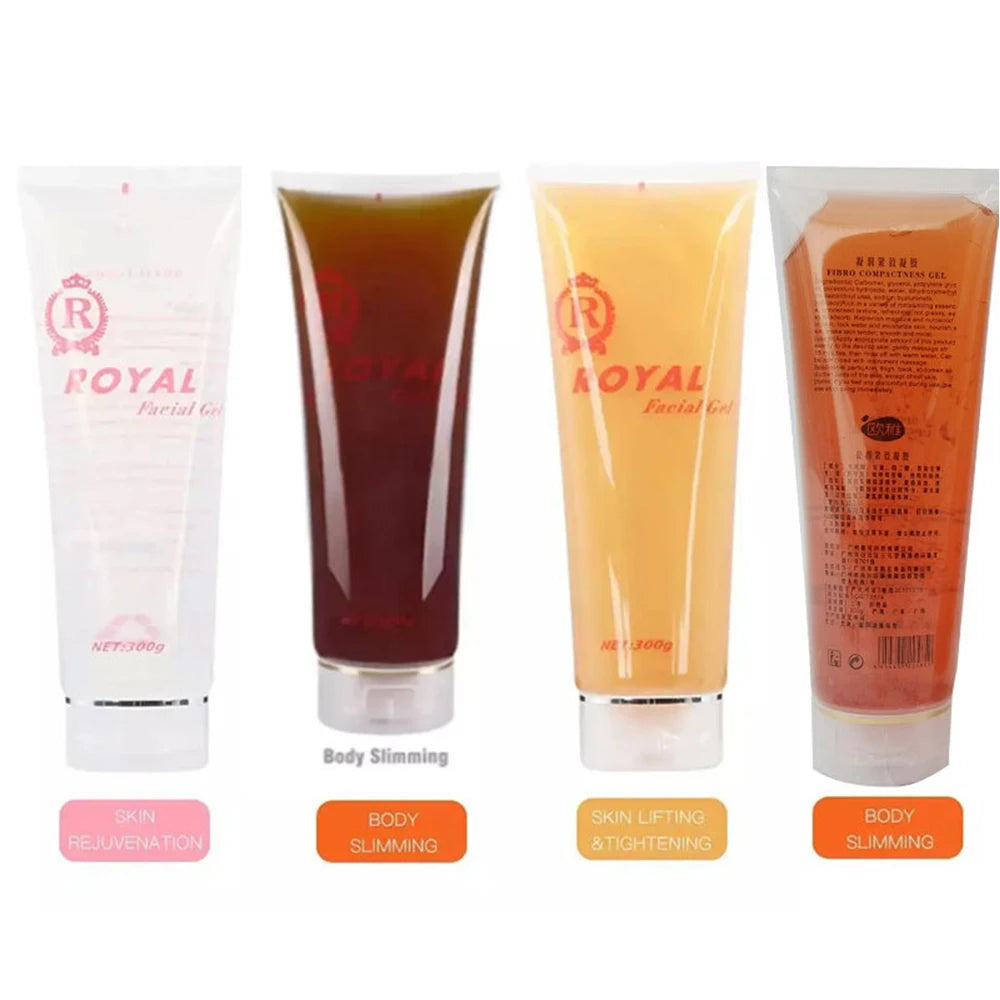 Facial Skin Lifting Firming Tighten Anti Wrinkles Injection Gel Cream RF&EMS Body Slimming Ultrasonic Gel Massager Cavitation