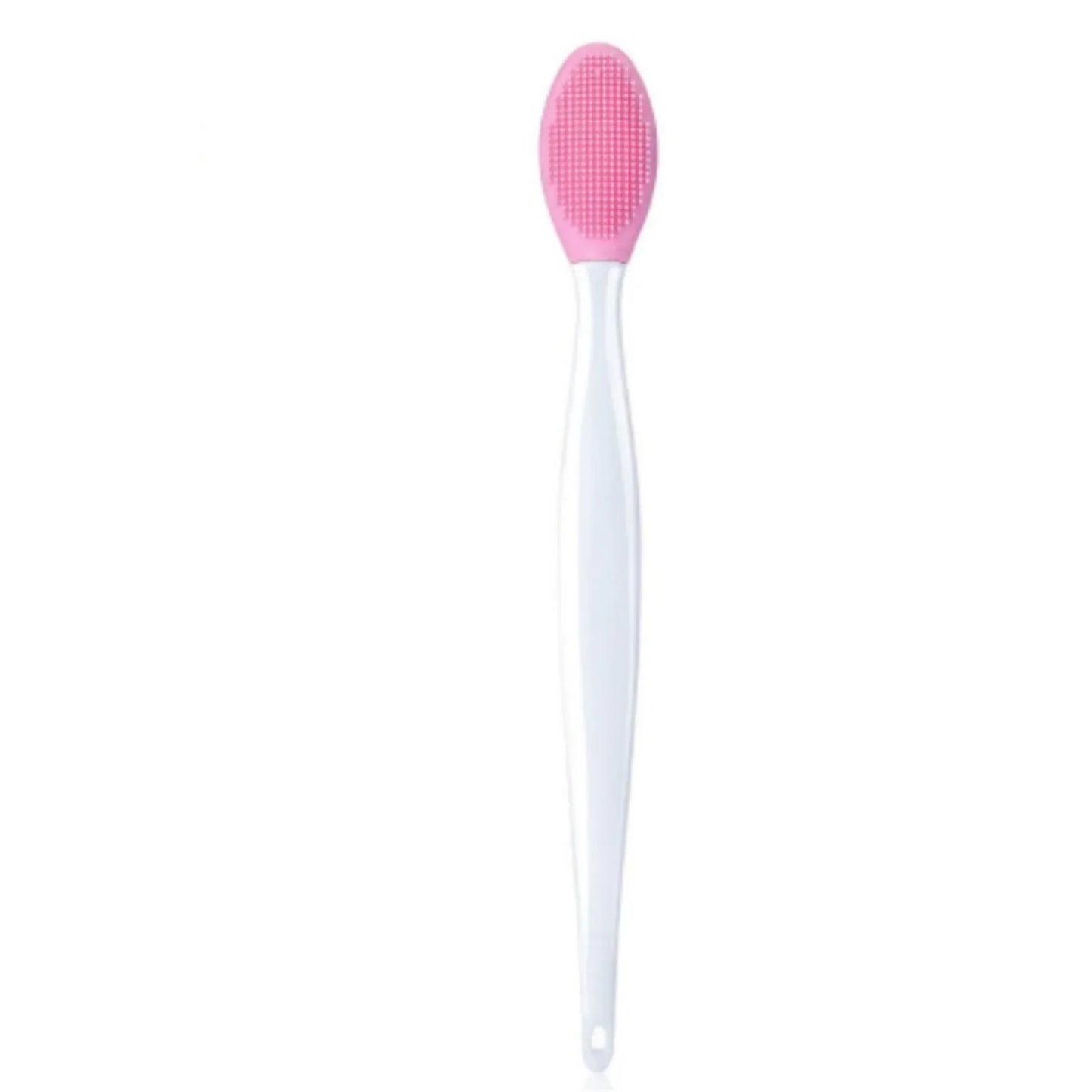 2pc Skin Care Lip Exfoliating Facial Cleansing Face Scrub Nose Clean Brush Blackhead Remove Silicone Double-Sided Skin Care Tool