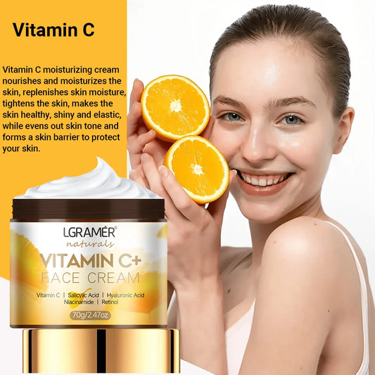 Retinol Face Cream Anti-wrinkle Anti-aging Moisturizing Hyaluronic Acid Vitamin C Facial Cream Skincare Face Whitening Creams