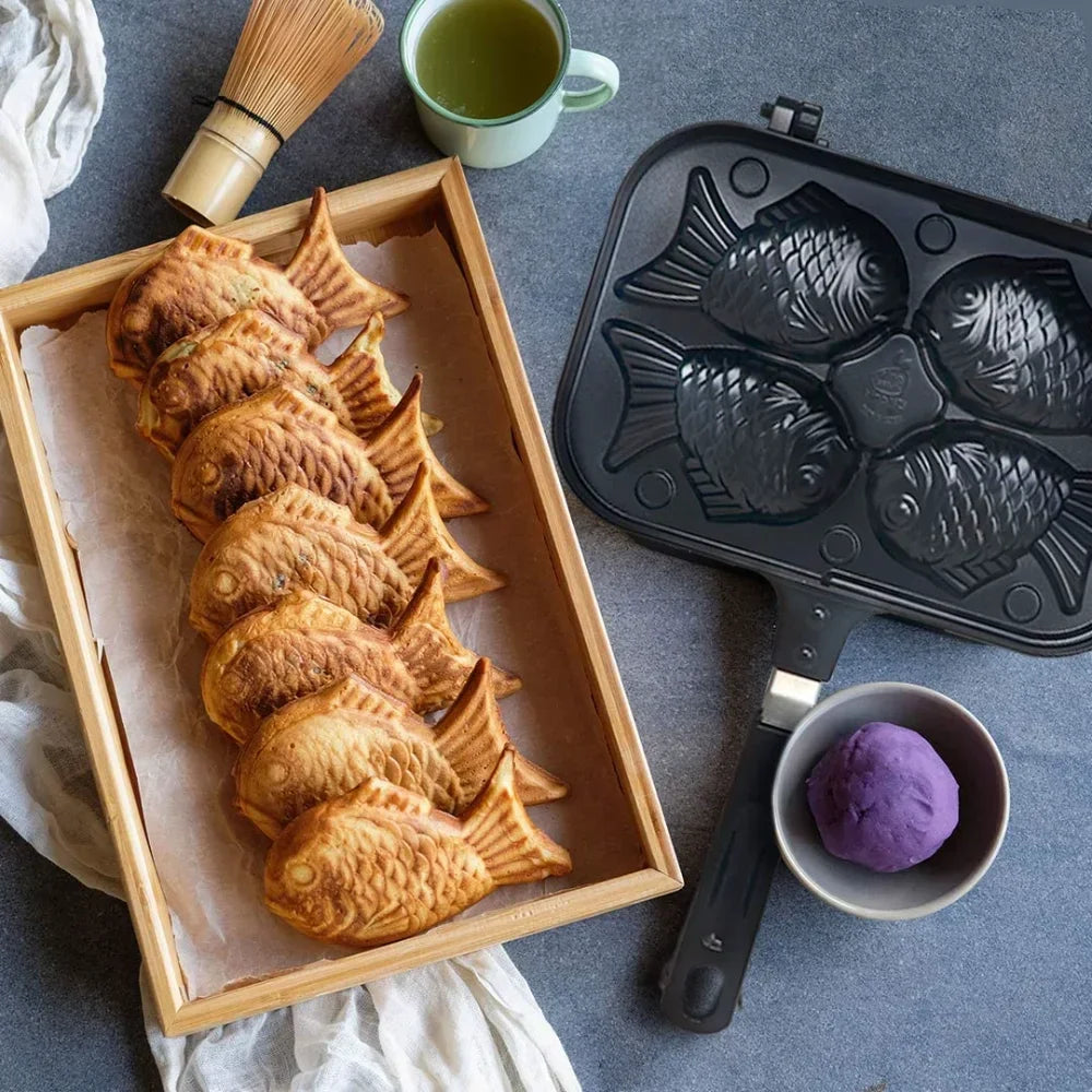 waffle maker Taiyaki Bread Sandwich Cake pastry Baking Board Mold Making Ice Cream Dessert Baking Tools Kitchen Accessories
