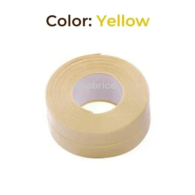 Multifunction Kitchen Self Adhesive Sealing Tape Bathroom Shower Bath Caulk Strip Waterproof Wall Sticker Sink Mold Proof Edge T