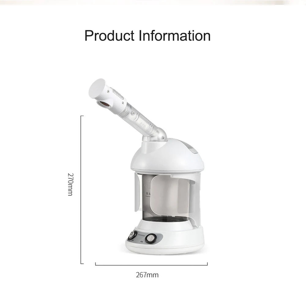 Facial Steamer For Face Vaporizer Hot Mist Sprayer Moisturizing Nano Humidifier Professional Hydrating Skin Care Facial Steamer
