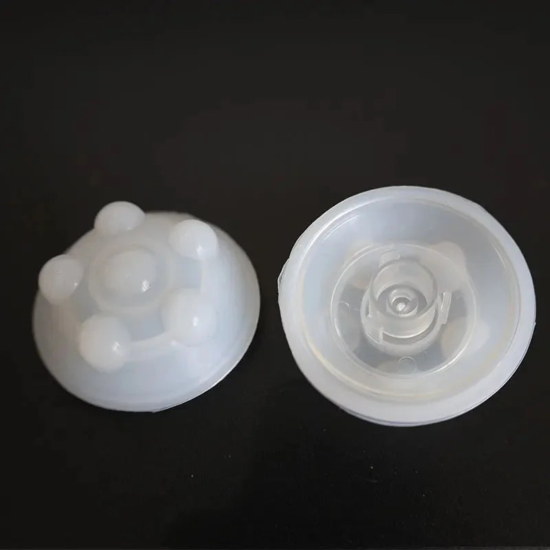5 Pcs Oxygen Handle Silicone Head For 3 In 1 Oxygen Facial Machine Skin Cleaning Skin Care Tool Hydrafacials Spare Parts