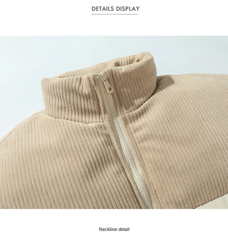 Autumn Winter Spliced Polar Fleece Solid Color Down Jacket High Quality Fabric Warm Comfortable Skin Lock Warm Men's Down Coats