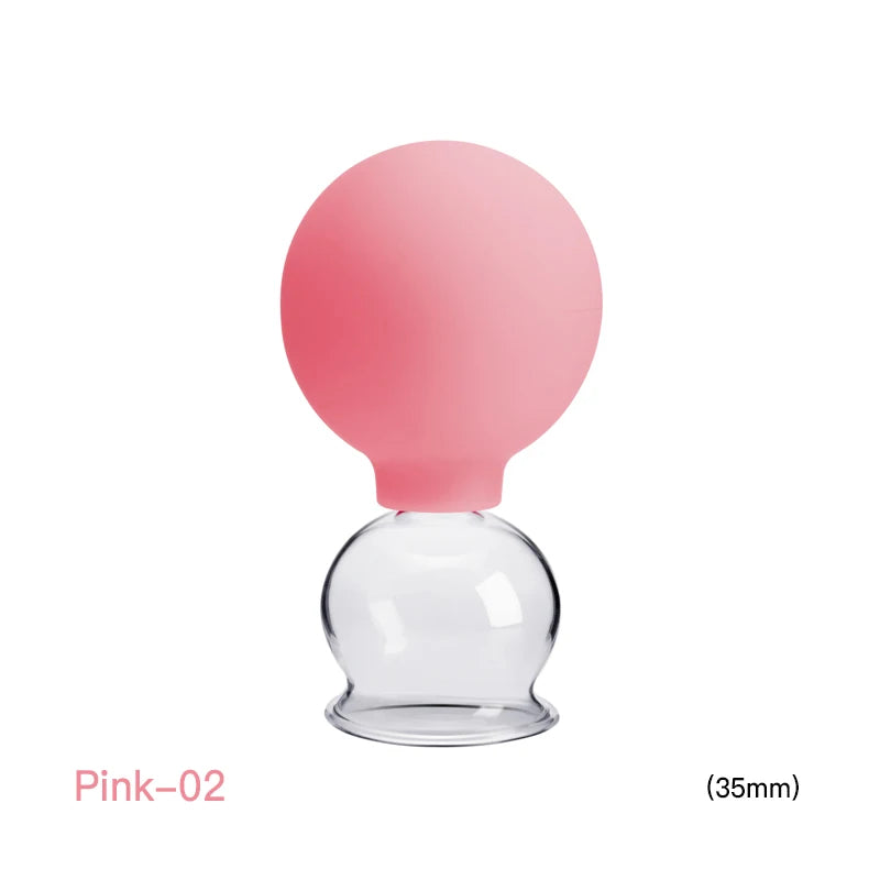 Glass Silicone Cupping Cups Set Face Body Vacuum Suction Massage Cups Anti Cellulite Cans Facial Cupping Jars Health Care Gift