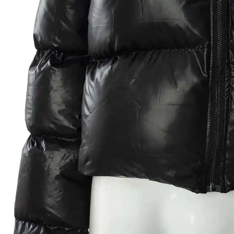 HKSH Autumn Winter New Men Tide Cotton Padded Jacket Scarf Collar Thick Long Sleeve Zipper Bread Chic Trendy RO Style Coat H2840