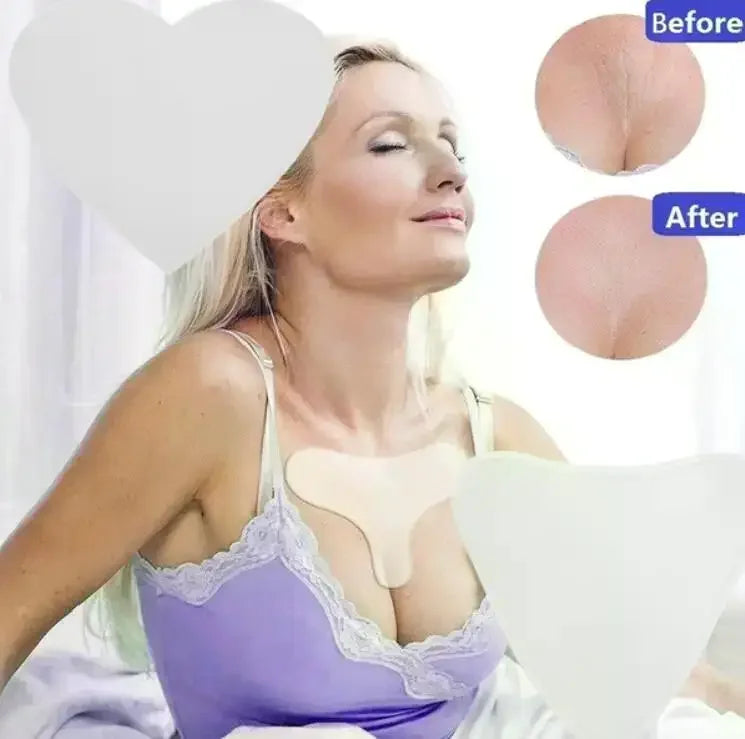 Reusable Silicone Wrinkle Removal Sticker Facial Lifting Strips Set Forehead Neck Line Remover Eye Patches Anti Aging Skin Pads