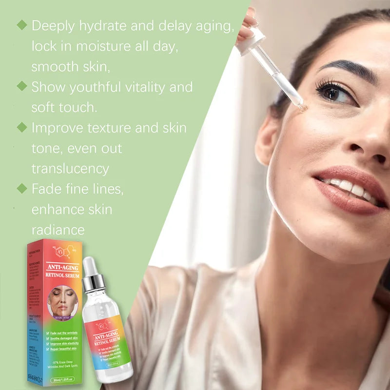 Collagen serum moisturizing, brightening, skin tightening, used to reduce fine lines, lighten fine lines, facial essential oil