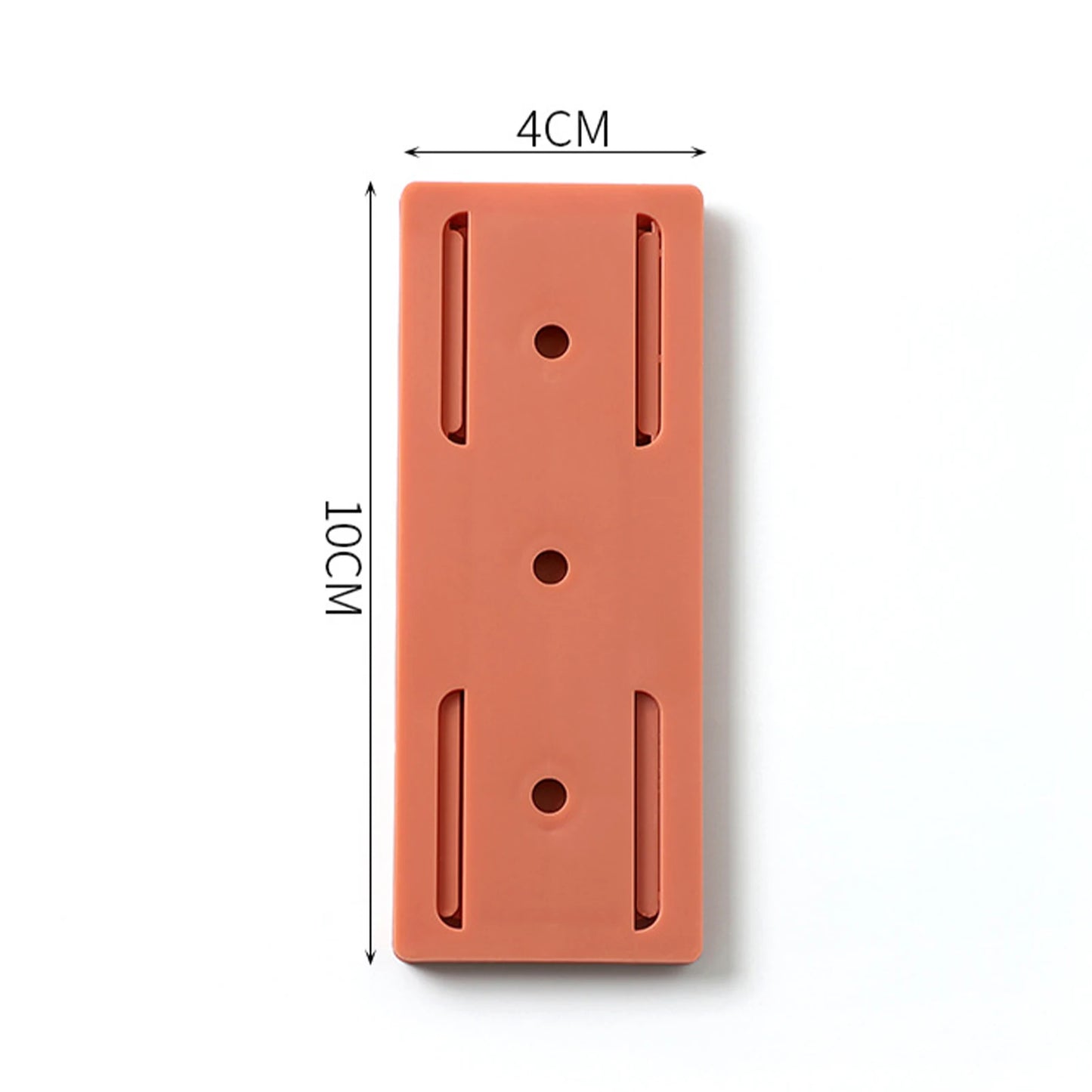 Self-Adhesive Power Socket  Strip Fixator Wall  Mounted Self Adhesive  Punch Free Row Plug Holder for Kitchen Home Office