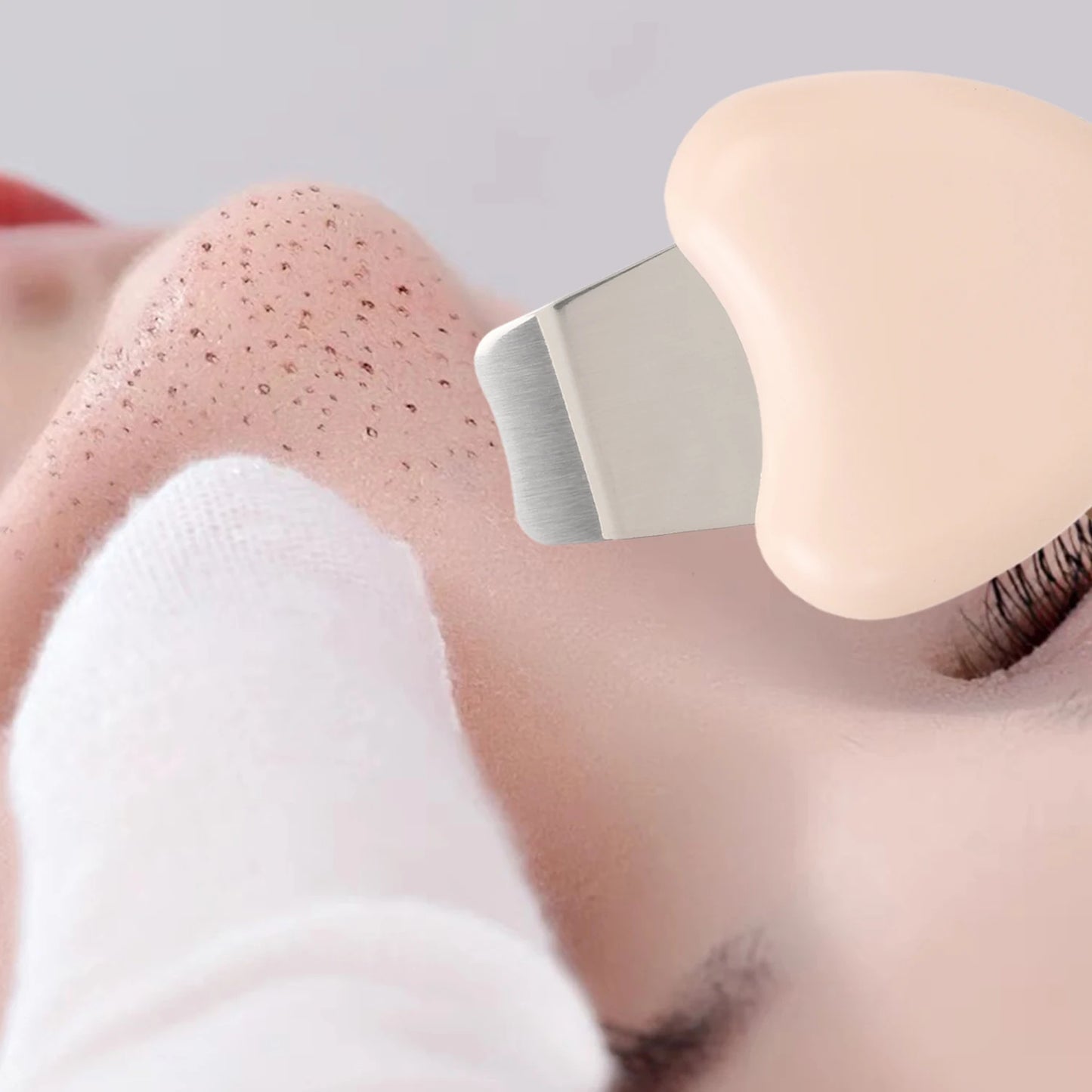 Mini Skin Scrubber Face Spatula Portable Facial Skin Exfoliator Scraper Blackhead Remover Pore Shovel Facial Deep Cleansing Tool