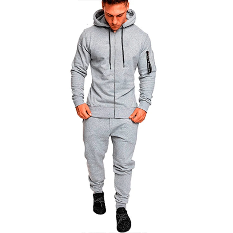 Men's Tracksuit Military Hoodie Sets Camouflage Hooded Leisure Suit Man Sweatshirt Pants Tactical Sweat Sports Suit