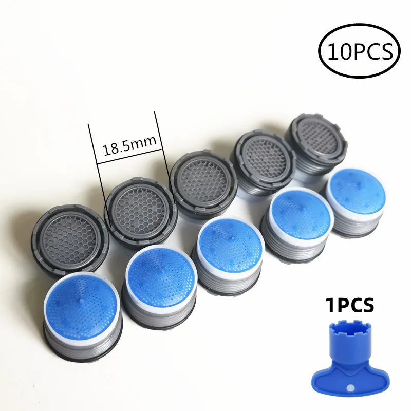 Bubbler 10Pcs 16.5mm 18.5mm 21.5mm 23.5mm Kitchen Male Thread Water Saving Hidden Aerator Faucet Public Bathroom Accessories