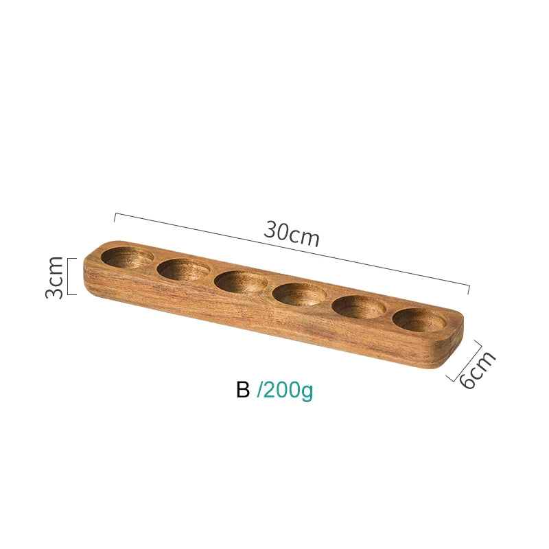 Wooden Egg Storage Box Eggs Tray Home Storage Rack Multi-Compartment Eggs Holder Kitchen Cooking Refrigerator Keep Fresh Tools