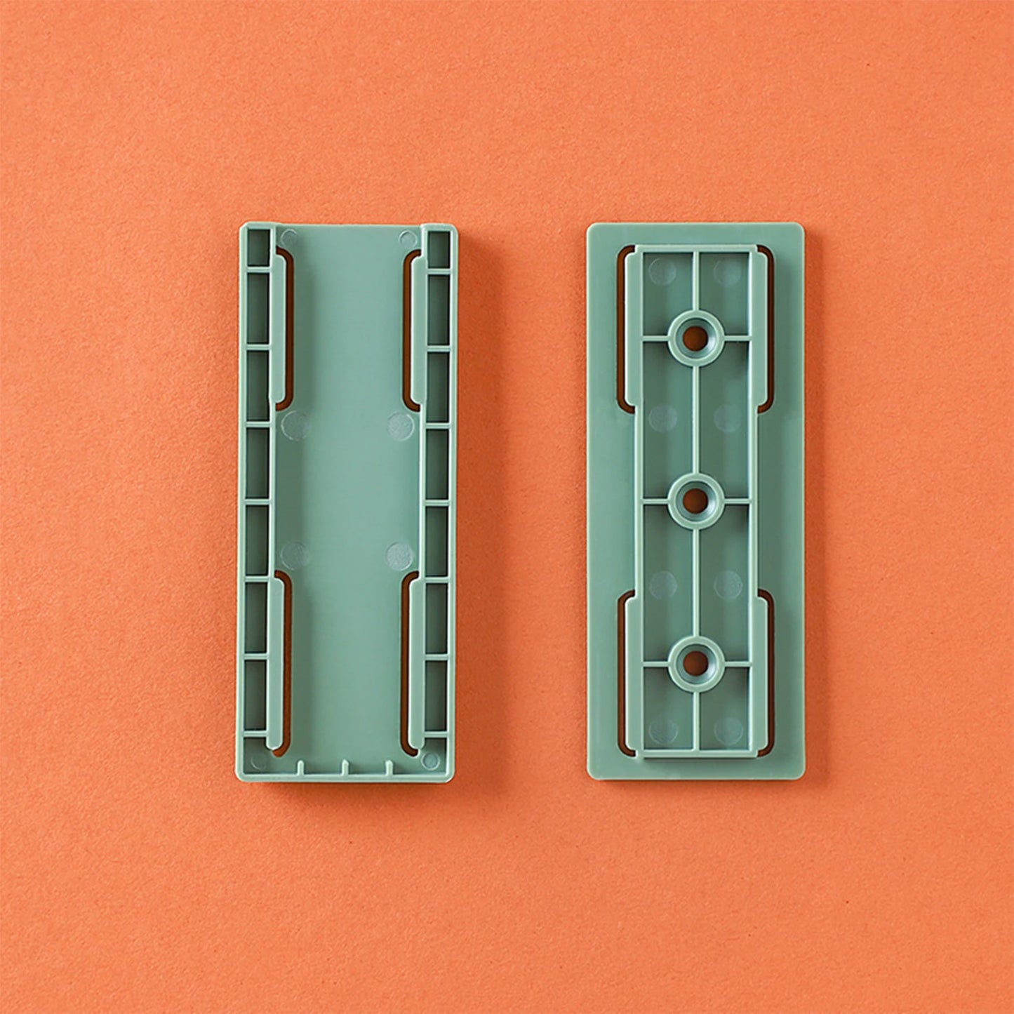 Self-Adhesive Power Socket  Strip Fixator Wall  Mounted Self Adhesive  Punch Free Row Plug Holder for Kitchen Home Office