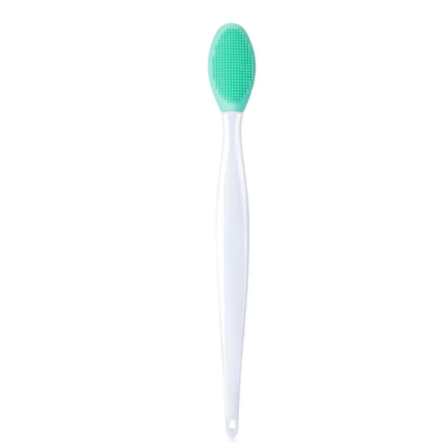 2pc Skin Care Lip Exfoliating Facial Cleansing Face Scrub Nose Clean Brush Blackhead Remove Silicone Double-Sided Skin Care Tool
