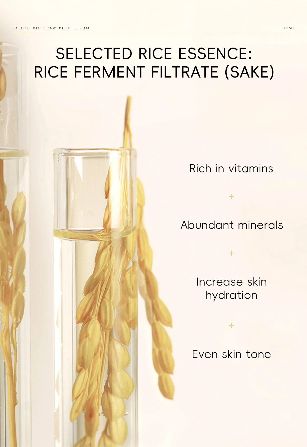 Rice Pore Shrinking Facial Serum Repairing Tightening Products Whitening Moisturizing Oil Control Skin Care Korean Cosmetics