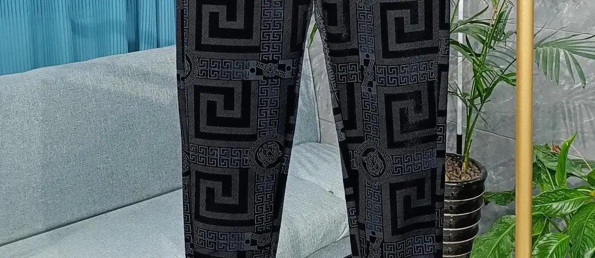 New Harem Pants with Tiger Embroidery for Men Autumn and Winter Sweatpants Men Clothing baggy Joggers Streetwear Track Pants