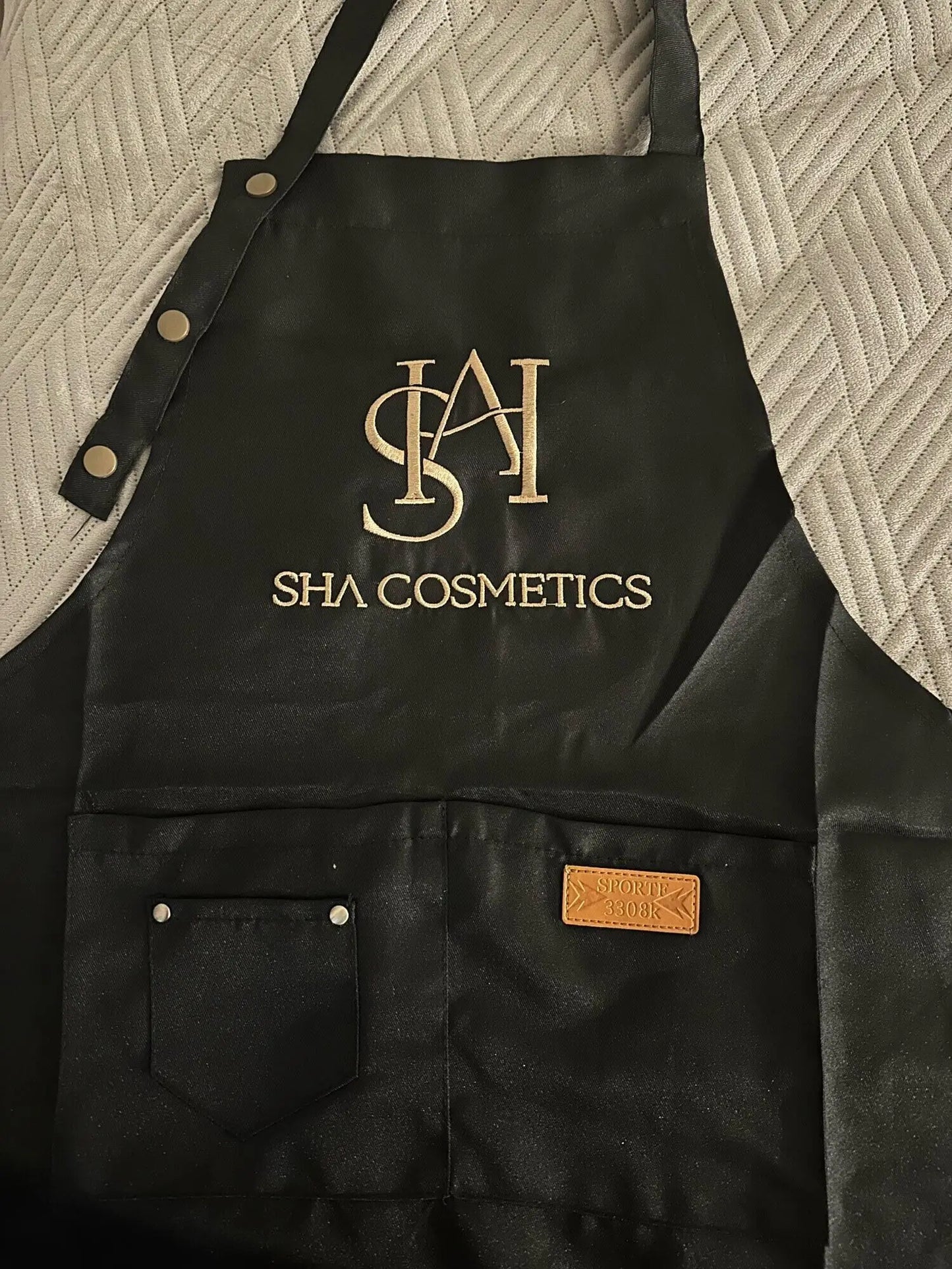 Custom Company Shop LOGO Kitchen Aprons For Woman Men Chef Work  Grill Restaurant Bar Shop Cafes Beauty Nails Studios Uniform