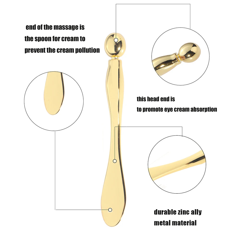 1PC Eye Cream Massage Stick Stainless Steel Applicator Face Massager Wand Facial Skincare Cosmetic Beauty Tool Dropshipping