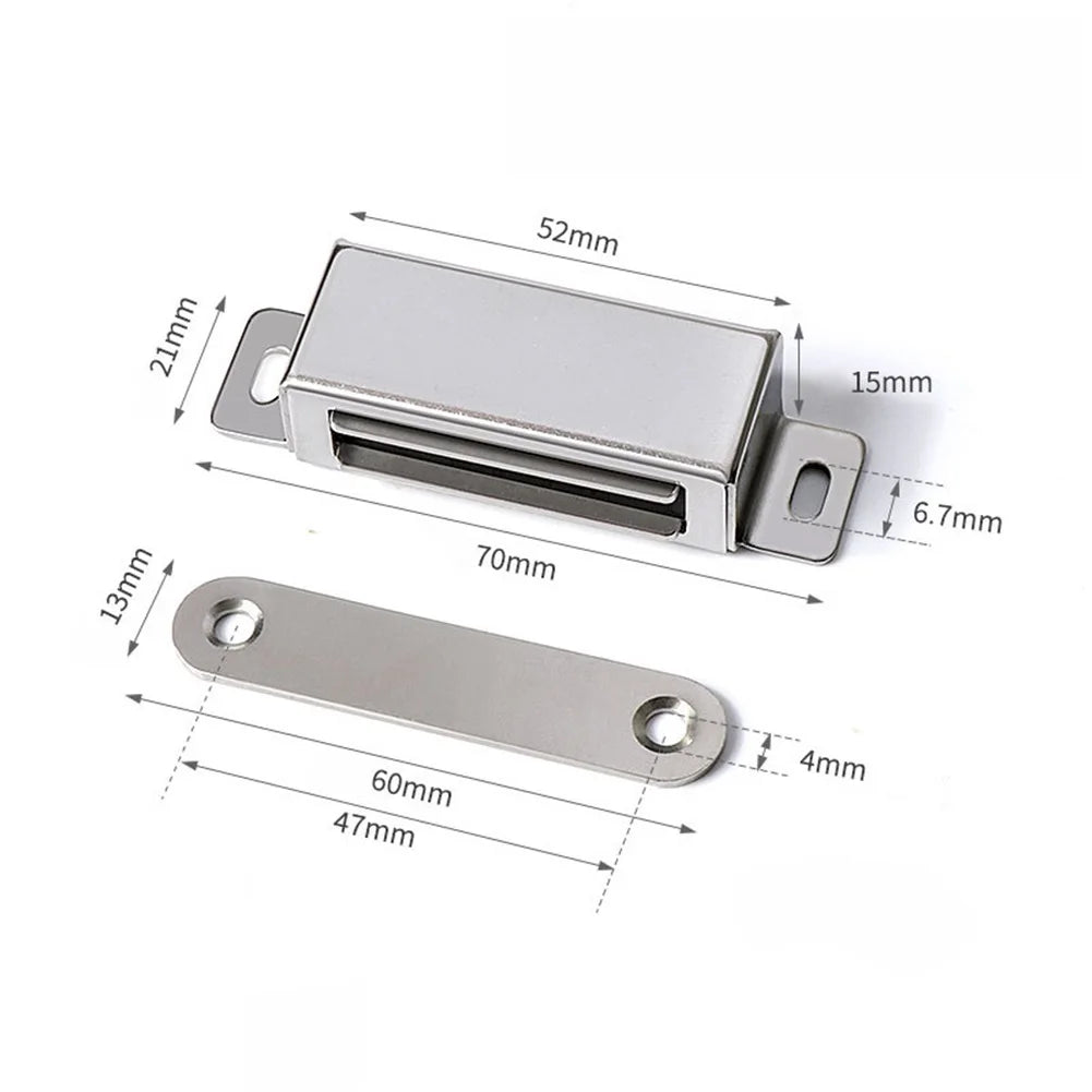 Magnetic Catch Latch Door Lock Heavy Duty Cabinet Magnet Kitchen Latch Catch With Screws Furniture Hardware