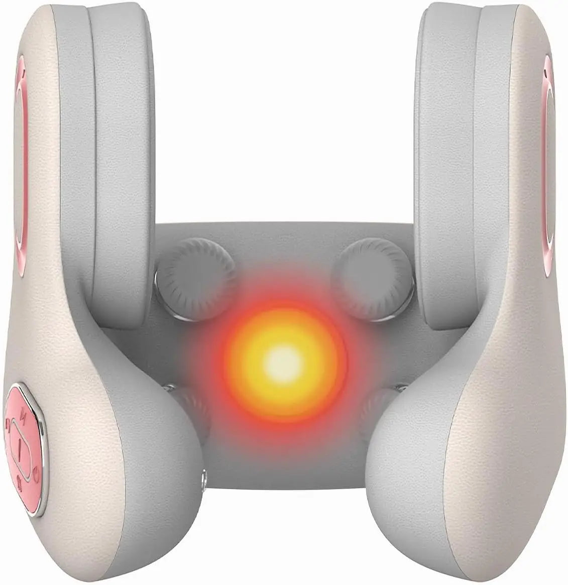 Wireless Neck Massager Red Light Hot Compress Massager Sleep Noise Reduction U-shaped Neck Pillow Masajeador Bluetooth Music