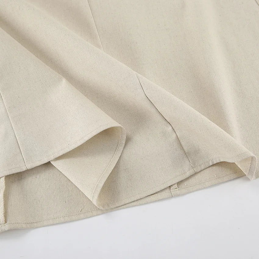 2025 Women Summer Sleeveless Sexy Long Dress 45% Cotton And 55% Linen Loose Style Strapless Maxi Dress Vestidos Clothes