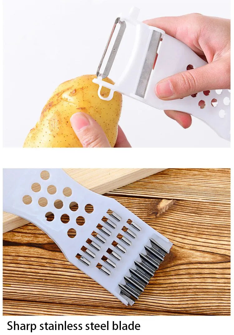 1pcs Carrot Grater Vegetable Cutter Kitchen Accessories Masher Home Cooking Tools Fruit Wire Planer Potato Handheld Peelers