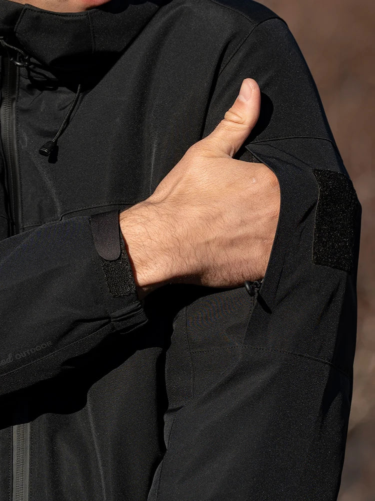 SIMWOOD 2024 Winter New Regular Fit Water-Resistant, Windproof Shell Men’s Winter Jacket with Hood Outdoor Coats