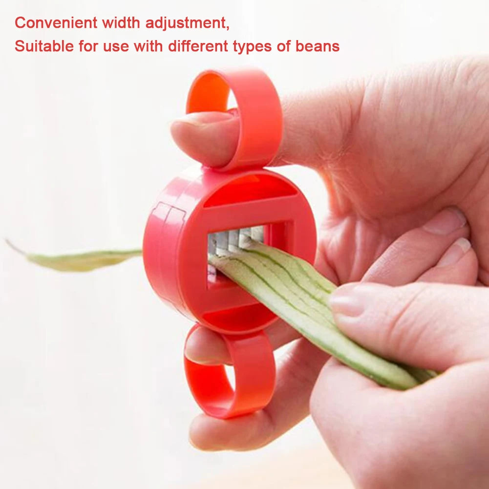 Bean slicer Green Bean Slicer Cutter Cut Fruit Vegetable Stringer Peeler Remover For Easy Kitchen Gadgets Kitchen Accessories