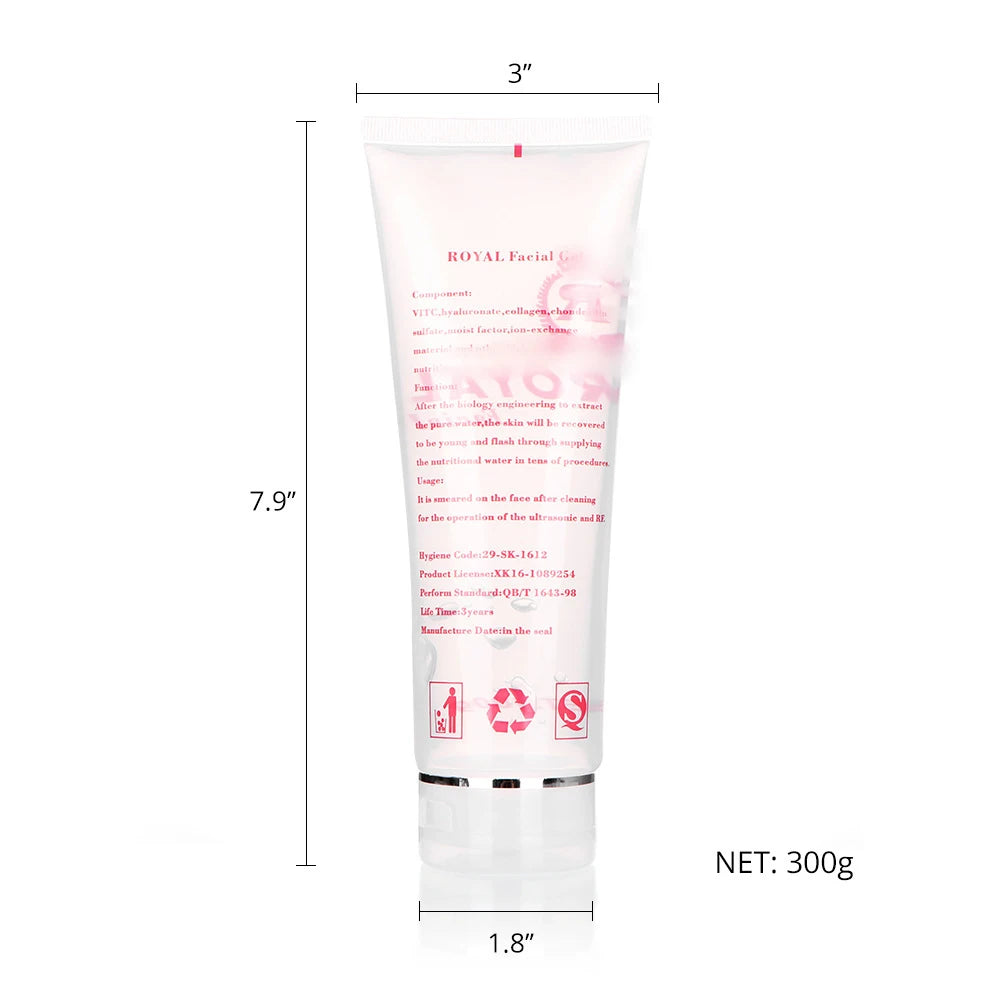 Facial Skin Lifting Firming Tighten Anti Wrinkles Injection Gel Cream RF&EMS Body Slimming Ultrasonic Gel Massager Cavitation