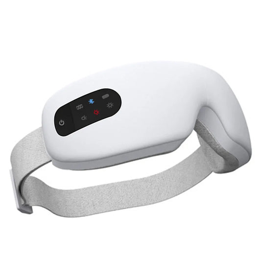Electric Eye Massager Hot Compress Vibration Massage Bluetooth Music Relief Stress Fatigue Relax Foldable Eye Care Smart Glasses