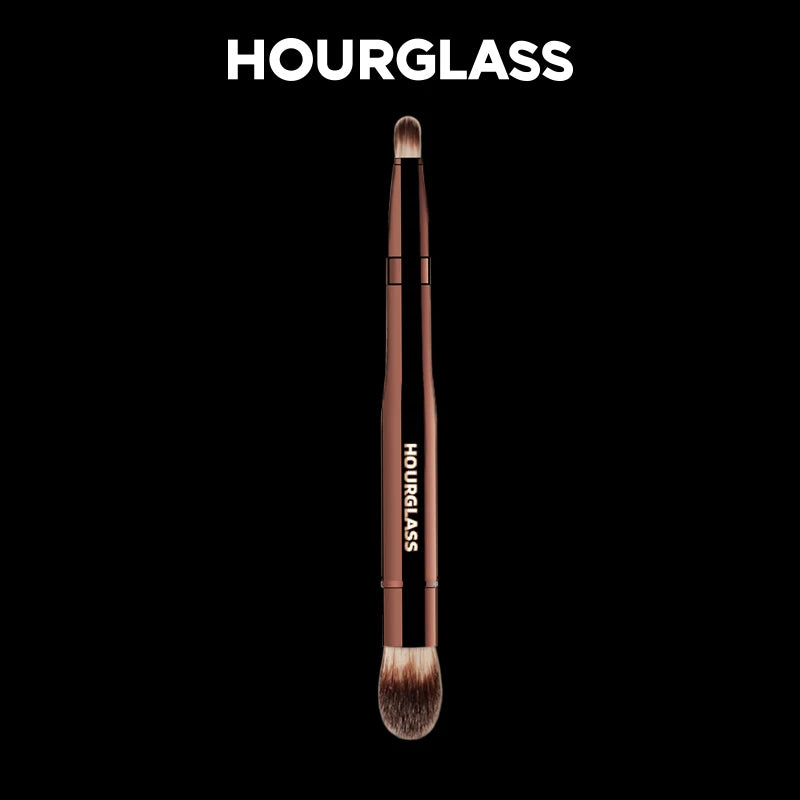 Hourglass Multifunctional Makeup Brush, Double-headed Brush for Facial Concealer and Highlight