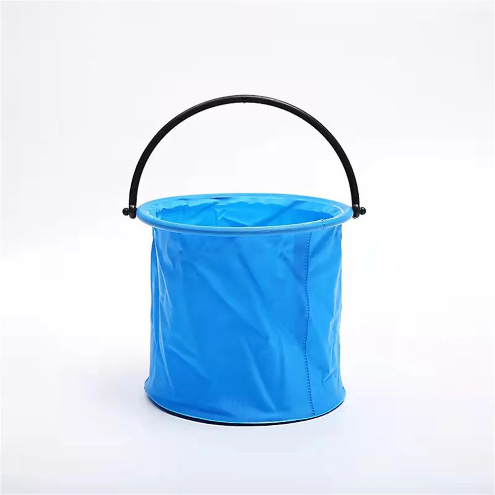 Retractable Bucket For Fishing Folding Collapsible Bucket Wash Outdoor Fishing Square Barrel Bathroom Kitchen Folding Bucket