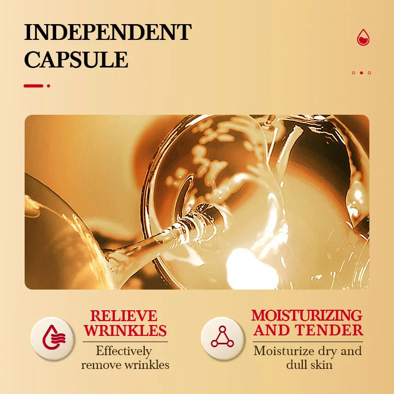 25pcs SADOER Boseine Face Serum Capsule Facial Moisturizing Brightening Firming Facial Essence Beauty Face Skin Care Products