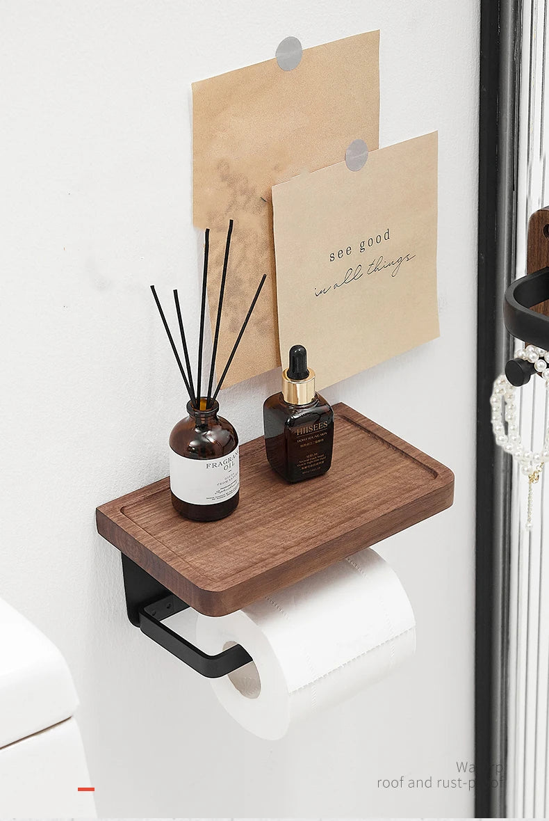 Toilet Tissue Roll Holders Wall Mount with Self  Screw for Small Items,Tissue Holder for Bathroom Kitchen Bedroom