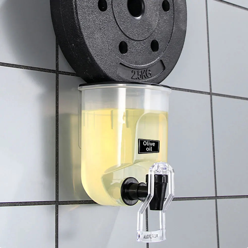 5-1pcs 550ml Mouthwash Dispenser for Bathroom Reusable Wall Mounted Liquid Toothpaste Breath Freshener Container for Kitchen Kid