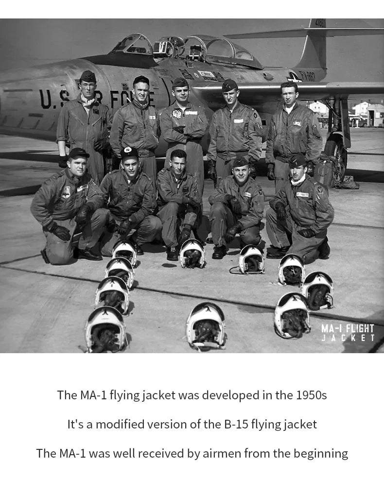 Maden Retro MA1 Bomber Jacket Thickened Splicing Baseball Flight Coat with Inner Pocket for Men's Winter Cotton Padded Jacket