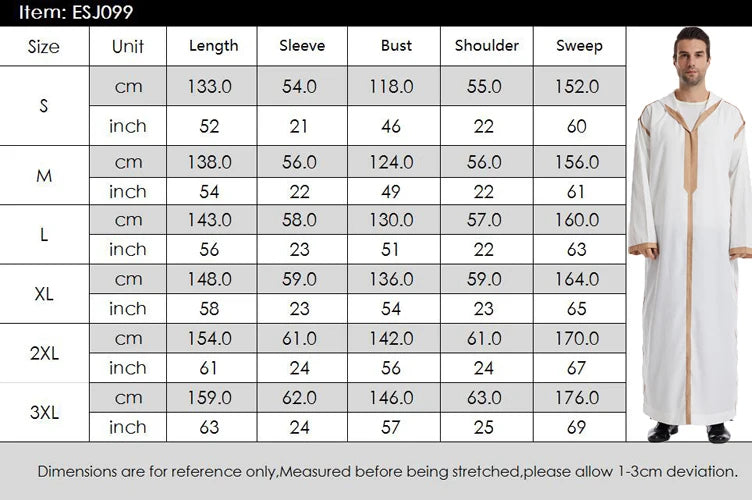 New Islamic Muslim Men Clothing Loose Jubba Thobe Abaya Front Zipper Musulmane Homme Caftan Maxi Robes Pakistan Arabia Dress