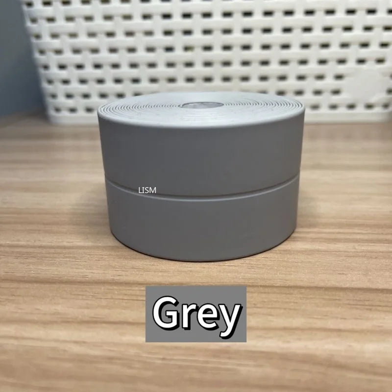 Shower Bath Sealing Tape Strips PVC Self Adhesive Waterproof Wall Stickers For Bathroom Kitchen Seal Caulk Strip Sink Mold Proof